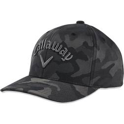 Callaway Camo Snapback Cap - Charcoal