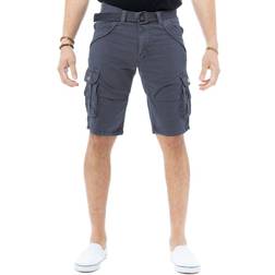 XRay Men's Belted Twill Tape Cargo Shorts - Steel