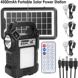 power station solar generator panel power bank outlet