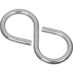 National Hardware Zinc-Plated Silver Steel 2-1/8 L Closed S-Hook 15 lb