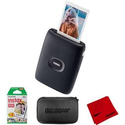 Fujifilm Instax Mini Link 2 Smartphone Printer, Space Blue Carrying Case