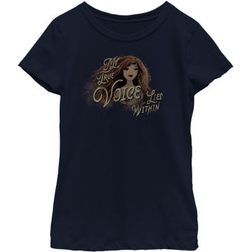 Disney Girl The Little Mermaid Ariel My True Voice Lies Within Graphic Tee Navy Blue X