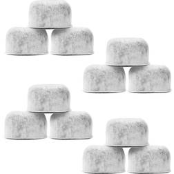 Pack of 12 replacement charcoal water filters