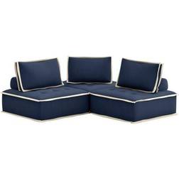 Black/Blue Sectional Sunset Pixie 3