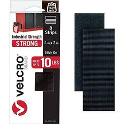 Velcro Brand Heavy Duty Fasteners 4x2 Strips Adhesive lbs Strength Stick Tape