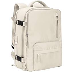 wonhox Large Travel Backpack - Beige