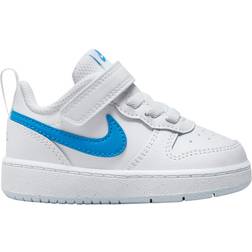 Nike Court Borough Low 2 TDV - White/Pure Platinum/Stadium Green/Photo Blue