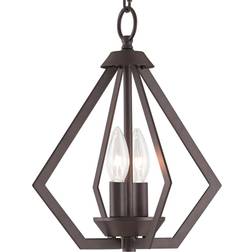 Livex Lighting 40922-07 Prism 2 Mini Pendant Lamp