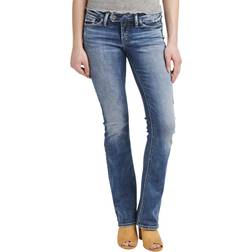 Silver Jeans Tuesday Low Rise Slim Bootcut Indigo x