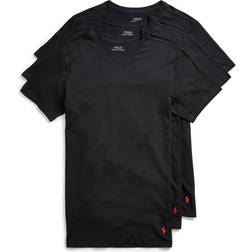 Polo Ralph Lauren Slim Crewneck Undershirt 3-pack - Black