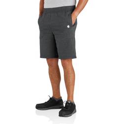 Carhartt Relaxed-Fit Midweight Fleece Shorts for Men Carbon Heather