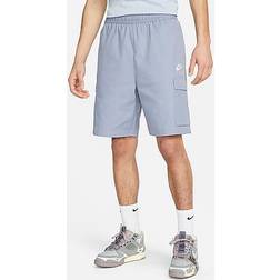 Nike Mens Club Cargo Shorts Mens White/White/Grey