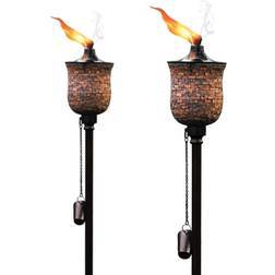 Deco Window 2 Pcs Garden Torch Oil Lamp