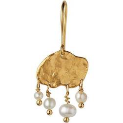 Stine A Big Gold Splash Earring – Elegant Pearls Vergoldet-Silber 925