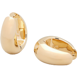 Tom Wood Ice Hoop Medium Earrings - Gold