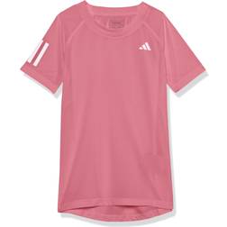 Adidas Girls' Club Tennis T-Shirt, Pink Strata