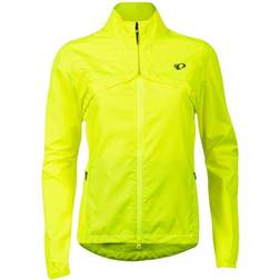 Pearl Izumi Women's Quest Barrier Convertible Jacket, Screaming Yellow/Turbulence