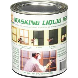 Associated paint 80-400-4 clear masking liquid h2o 1 quart