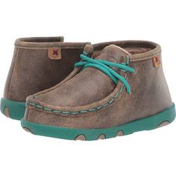 Twisted X infant turquoise moccasin