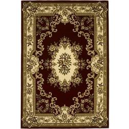 KAS Rugs Corinthian 5308 Aubusson White, Red