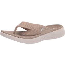 Skechers Women's ON-The-GO 600-SUNNY Flip-Flop, Taupe