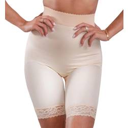 Rago Women's Hi Waist Bike Shaper, Beige, 26