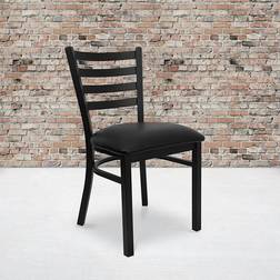 Flash Furniture HERCULES Series Black Ladder Kitchen Chair