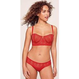 Nymphadora Women's Contour Balconette Bra Dark red Dark red