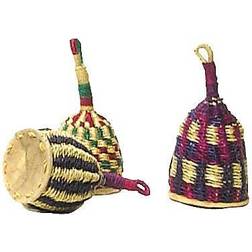 Overseas Connection Ghana Traditional Caxixi Rattle 7 X 3 In