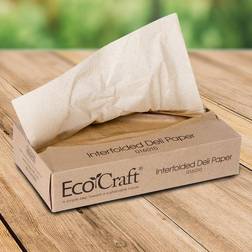 EcoCraft Interfolded Dry Wax Deli Paper NK12 Natural