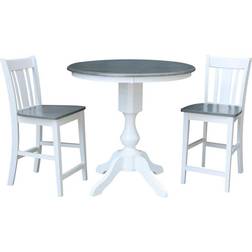 International Concepts 36 Round Dining Set