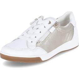 Ara Damen ROM Sneaker, Weiss,Platin