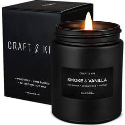 Craft & Kin Store Smoke & Vanilla Scented Candle 7.6oz