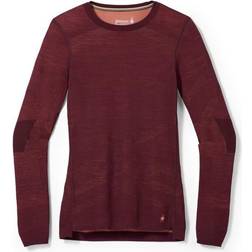 Smartwool Intraknit Merino Crew Black Cherry Women's Clothing Burgundy