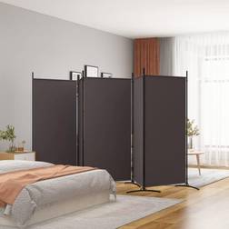 vidaXL Brown, 433 Room Divider