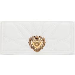 Dolce & Gabbana Quilted nappa leather Devotion baguette bag optical_white one size