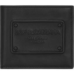 Dolce & Gabbana Calfskin Bifold Wallet With Raised Logo