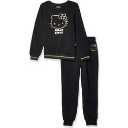 Hello Kitty Toddler Sweatshirt & Pant Active Set 2pic - Black