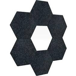 Luxor RECLAIMÂ Stick-On Decorative Acoustic Panels Storm Blue 6-Pack Blue