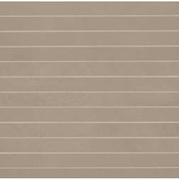 Bedrosians Sahara Matte Porcelain Mosaic Tile 1 x 12 11.75 x 11.75 Sheet Taupe 6-Pack 5.81 SF