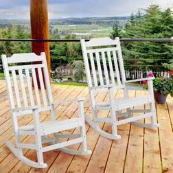 Flash Furniture Set of 2 Winston All-Weather Rocking Chair