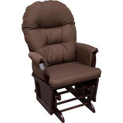 Homcom Dark Nursery Glider Rocking Chair