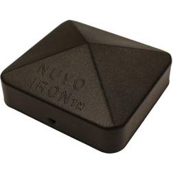 NUVO IRON Easy-Cap 4 4 Black Galvanized Steel Pyramid Post Cap