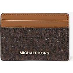 Michael Kors Logo Card Case - Brown - ONE