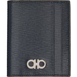 Ferragamo Gancini Leather Card Case - Blue