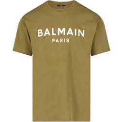 Balmain Logo T-Shirt Green