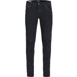 Jack & Jones Jjiliam Jjoriginal Am 305 Noos Jeans Med Skinnyfit - Black/Black Denim