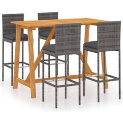 vidaXL 5 Outdoor Bar Set