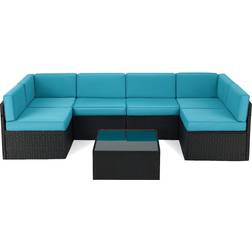 AECOJOY Sectional Conversation Outdoor Lounge Set