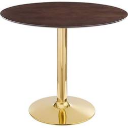 modway Verne Collection EEI-4738-GLD-CHE 35" Dining Table